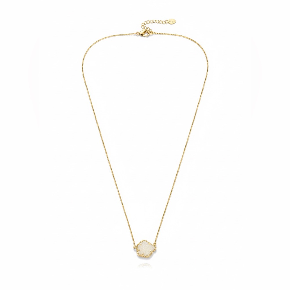 Kendra Scott Tess Gold Drusy Necklace